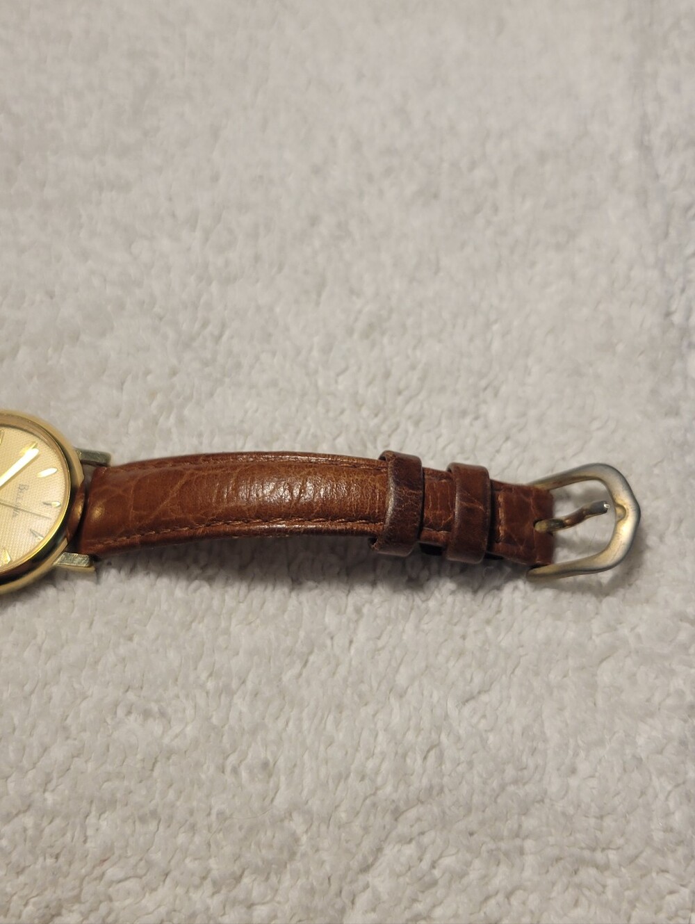 Bulova Men's Quartz Analog Leather Watch - Picture 4 of 10